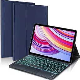 Proelite TouchPad Keyboard case for Redmi Pad Pro 12.1 inch, Magnetic Detachable Wireless Bluetooth Standard Tablet Keyboard Compatible with Desktop, Laptop, Mac-14
