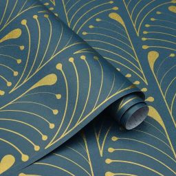 Decorative Blue Wallpaper-image-52