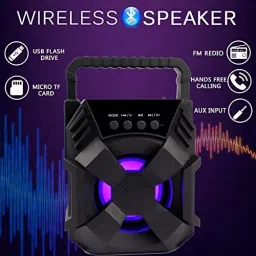 TECHEL WS-01 Heavy BASS Bluetooth Speaker With Good Quality SWF11 56 W Bluetooth Party Speaker-43