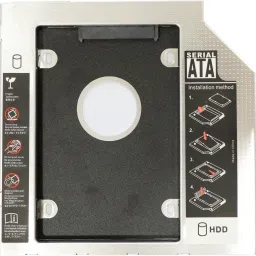 ADNet 9.5mm universal 2nd hard drive bay caddy for laptop 2.5 inch internal hard drive enclosure/hard disk caddy-7