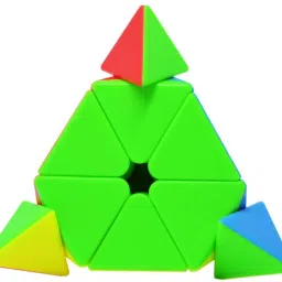 hawkister MoYu Meilong Pyraminx Speed Cube Stickerless Cubing Classroom Magic Puzzle image 2