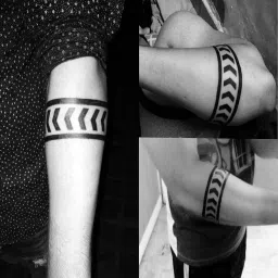 Arrow Hand Band Tattoo For Male And Female Tattoo Sticker-image-47
