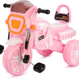 Pedal Ride-On Toy Bike with LED Lights for Toddlers Tricycle for Kids Baby Scooter Non Battery Operated Ride On-image-39