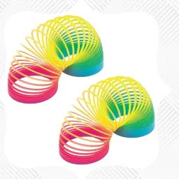 Rainbow Spring Magic Spring Gag Toy for kids (Packof 2pcs)-L454 Slinky Magic Spring Gag Toy-image-50