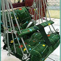 Cotton Child Jhula for Baby Swing 1-3 Year indoor Swing For Kids Swing Kids baby MULTICOLOUR CRIB CADLE CRIB-16