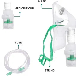 DipNish Nebulizer Compressor Machine for Adults & Kids With Mask... Nebulizer image 2