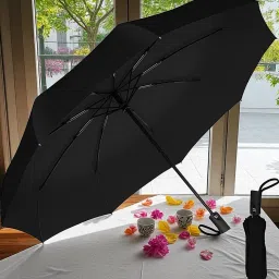 en,Women,Kids,Girls,Boys - 3 Fold with Auto Open and Close Umbrella (Black)_524 Umbrella-image-76