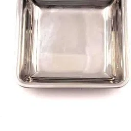 shlinco Stainless Steel Square Serving Bowl Set (Set of 2) Half Plate image 5