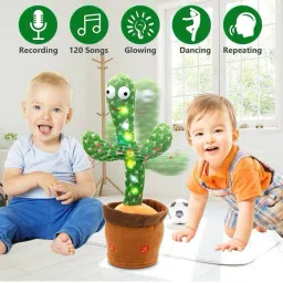 Dancing Cactus Talking Toy, Cactus Plush Toy ( multicolor ) musical toys-image-21