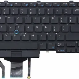 TechSonic Laptop Keyboard For Dell Latitude E5550 E5570 E5580 Precision 7510 7710 Internal Laptop-size Laptop Keyboard Compatible with Desktop, Laptop, Mac-image-2