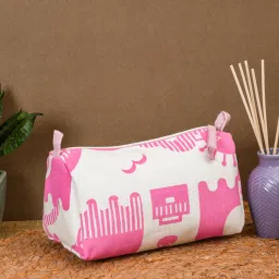Women Pink Cosmetic Bag-image-56