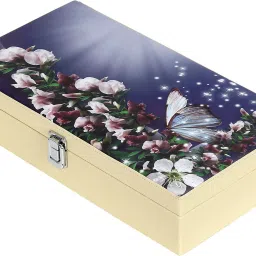 Watch Storage Organizer For Men & Women Hand Crafted in Luxury Leather Print Watch Box-image-39