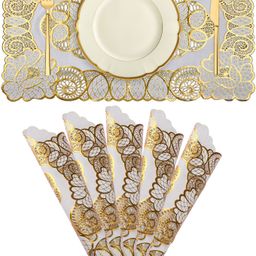 kuber industries Rectangular Pack of 6 Table Placemat-picture-48