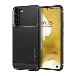 Spigen Rugged Armor TPU Back Cover for SAMSUNG Galaxy S22+ 5G (Supports Wireless Charging, Matte Black)-image-46