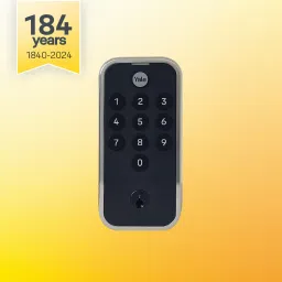 Yale YTYE Silver with Mechanical Key, Pin Code and Backlit Keyboard Smart Door Lock image 2