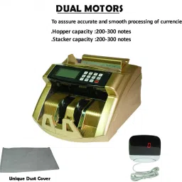 Growill 200 LCD Gold Manual Value Counter Note Counting Machine image 4
