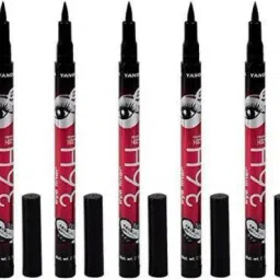 waterproof liquid eye liner 36 hours stay pack of 5 15 g (Black) 15 g-image-24