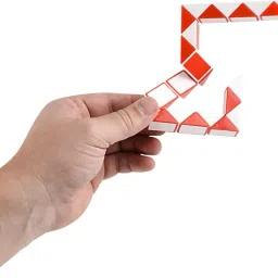 hawkister QiYi Magic Snake Cube (24 Blocks) Wedges Twist Puzzle Fidget Toy image 3