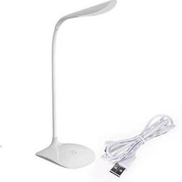Powerful Rechargeable Emergency Table Lamp / Student Reading Light / Led Foldable Desk Lamp TABLE LAMP(White) Table Lamp-8