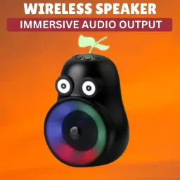 GUGGU Pear (PORTABLE BLUETOOTH SPEAKER) Hi-Fi Audio Sound Built in Disco Ligh J441 5 W Bluetooth Laptop/Desktop Speaker-image-83