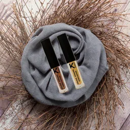 KINDED Set of 2 Mousse Shimmer Liquid Highlighter Illuminator 3 ml- Cool Copper 03- Golden Glaze 04 image 2