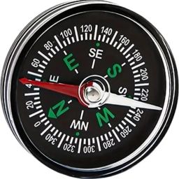 Mini Compass Pocket Button Design Compass for Hiking, Camping 2 pc Compass-image-77