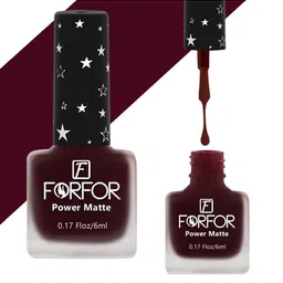 FORFOR Power Matte Set Of 6 Long Lasting Nail Polishes - 6 ml Each image 4