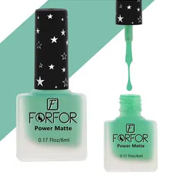 FORFOR Power Matte Set Of 6 Long Lasting Nail Polishes - 6 ml Each image 4