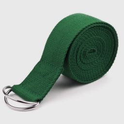 Yoga Strap, Adjustable D-Ring Buckle Cotton Exercise Strap for Holding Poses Cotton Yoga Strap-image-33