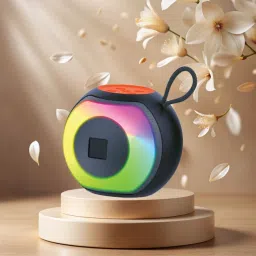 GUGGU Pearl(PORTABLE DESKTOP SPEAKER) With Stereo Sound & 1200mAh BatteryZ382 5 W Bluetooth Laptop/Desktop Speaker-0