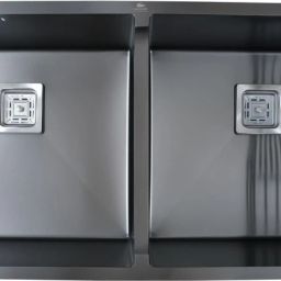 45'' x 20'' x 10'' KCW0707 BLACK DOUBLE BOWL Vessel Sink-image-55