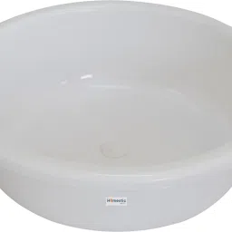 Plastic Multiuses Plastic Knead Dough Basket/Basin Bowl 6 Ltr (White) Storage Basket-23