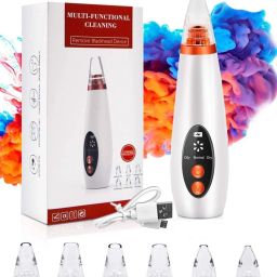 Fiber, Plastic Blackhead Remover Vacuum Suction Device-image-75