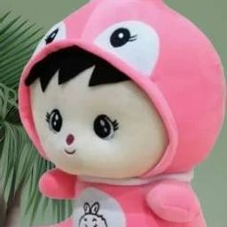 pink cute doll soft toy587- 25 cm-21