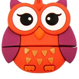 PANKREETI PKT450 Cute Owl 128 GB Pen Drive Compatible with Netbook, Gaming Console, Desktop Computer, Television, Audio Player, Laptop USB 2.0 Rubber Case-image-57