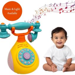 Old Style Kid Toy Landline Telephone Musical Phone Toy-image-46