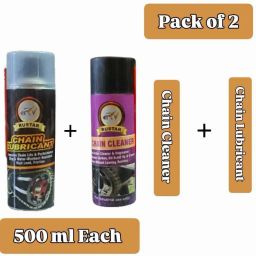 rustar Combo of Chain Lubricant 500ml and Chain Cleaner 500ml (Pack of 2) For All Type of Chains Of Bike and Bicycle Chain Oil-picture-27