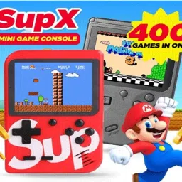 sup video game 400 in 1 portable game box SUP Handheld Game Console,Classic Retro Video Gaming Player Colorful LCD Screen USB Rechargeable Portable Game Console with 400 in 1 Classic Best Birthday Gift for Kids Boys Girls Sup box handheld console Best android retro handheld best x box console Retro Game Box Console Handheld Video Game a2 with ideal for Children,adults/ 8 GB with Mario/Super Mario/DR Mario/Contra/Turtles and other 400 Games Special Toy Edition image 3