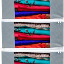 PRAHAN INTERNATIONAL Soiled Garment Bag , Apparel Storage, Appliance Covers 08 for Sarees Cloths Polyester Laundry Bag-picture-29