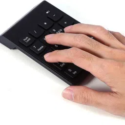 LipiWorld Mini Numeric Keypad 2.4GHz Wireless 18 Keys Pad for PC Laptop Wireless Standard Multi-device Keyboard Compatible with Desktop, Laptop, Mac Easy to Use,Plug and Play,Quick, Comfy Durable body image 2