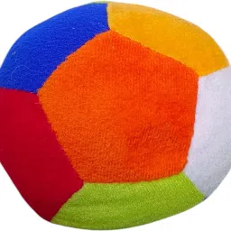 Multicolor Soft Plush Ball Toy for Kids | Sensory Throw Ball for Toddlers & Baby - 12 cm-15