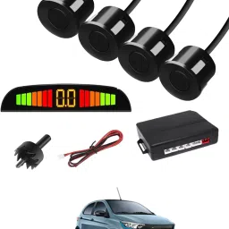 Black 4 Parking Reverse Safety Sensor For Vehicles-267 Universal Reverse Black Parking Sensor With Buzzer And LED Display-267 Parking Sensor-picture-20