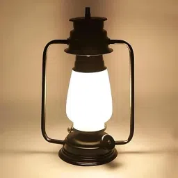 Luminium Waterproof Indoor Wall Lamp Lantern Matt Black Finish Black Metal Hanging Lantern-12