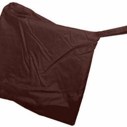 sf shakumbhari fab Brown Men's Polyester Double-Layer Long Raincoat Poncho with Pockets, Adjustable Cap and Cover- X-Large Size image 5
