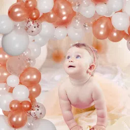 Rose Gold Balloons White Balloons for Birthday Party Birthday Anniversary Party-image-79