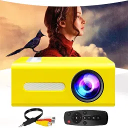 VOLTAC NEW Portable Mini Home Theater LED, Remote Controller, Support HDMI, AV, SD, USB (1000 lm) Portable Projector image 2