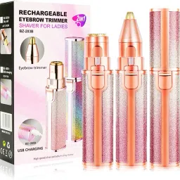 WunderVoX 2 in 1 Mini Electric Portable Eyebrow Trimmer-X123 Cordless Epilator-42
