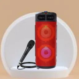 FRONY Bluetooth Party Speaker Support BT/USB/SD Card With 3mtr Long Wire For Mic B70 40 W Bluetooth Party Speaker-picture-25