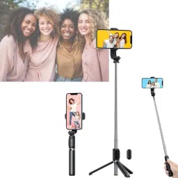 GETGETO Extendable Selfie Stick 170cm with Bluetooth Control Tripod, Monopod Kit, Tripod Kit-picture-26