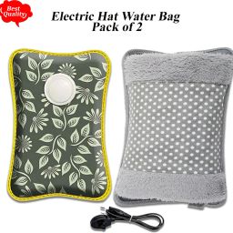 Gel Pain Relief Electric Combo Pack of 1 PVC & Velvet 1 L Hot Water Bag-image-69